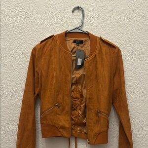 Pixi Women's Tan Suede Jacket